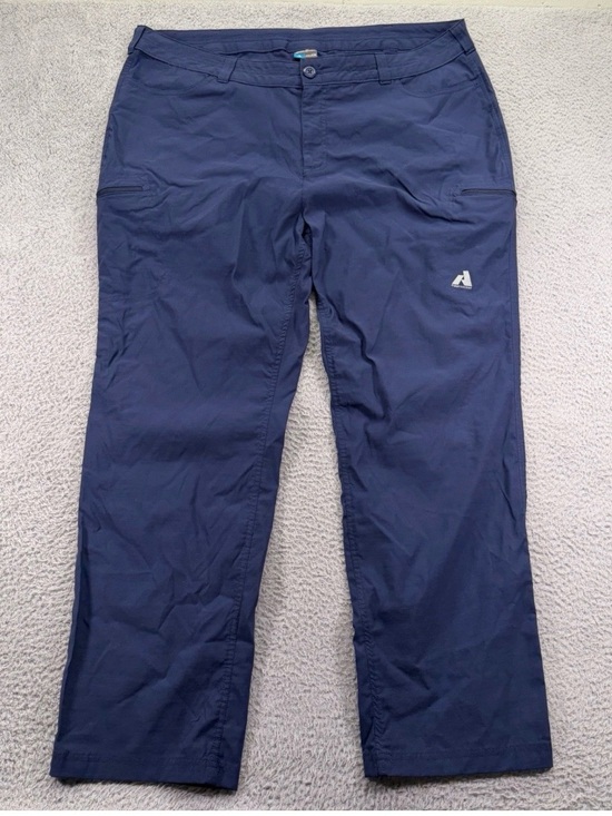 Eddie Bauer Pants - Eddie Bauer First Ascent Guide Pro Capri Hiking Navy Blue Pants 6